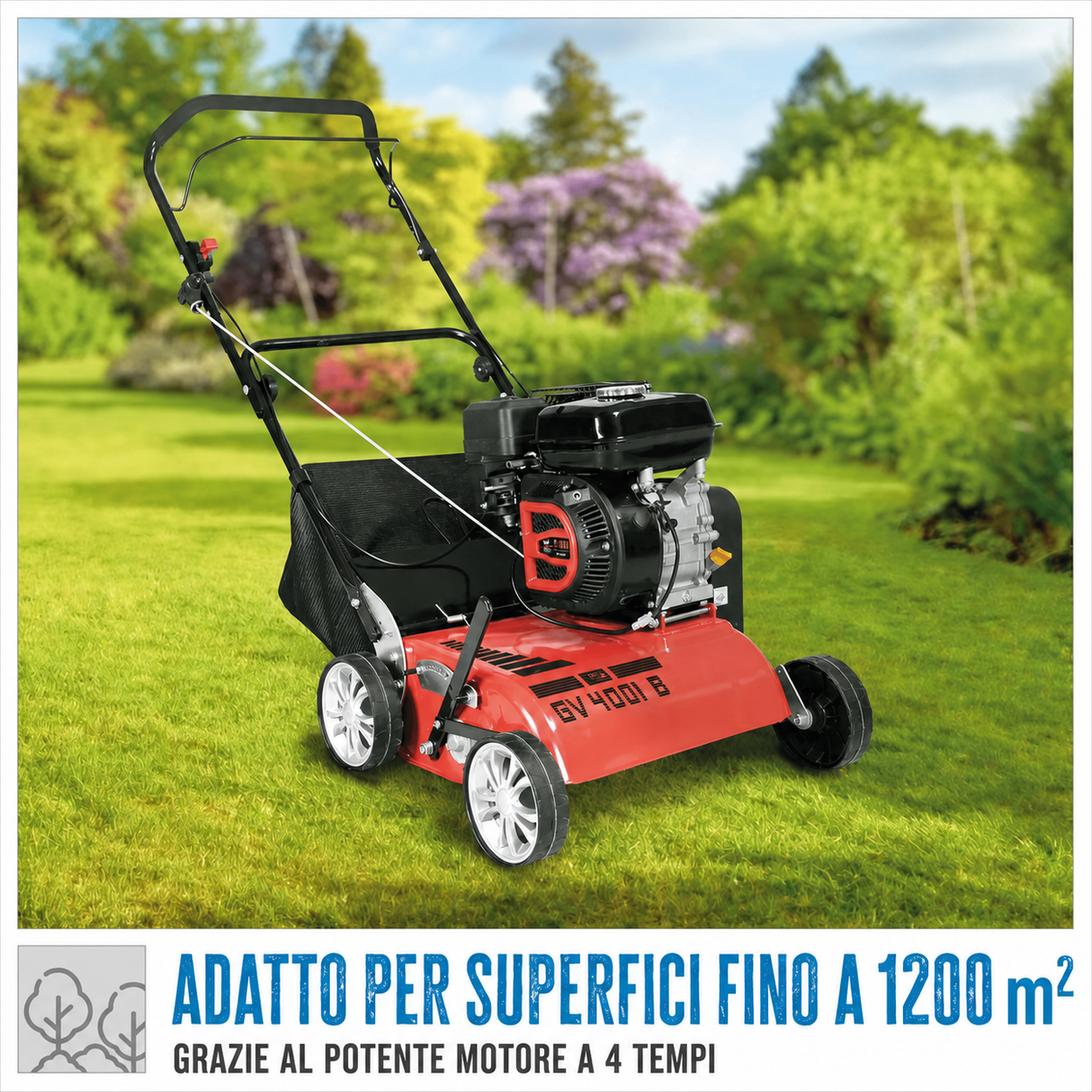 Utensile da giardinaggio Guede Güde arieggiatore e scarificatore a benzina GV 4001 B