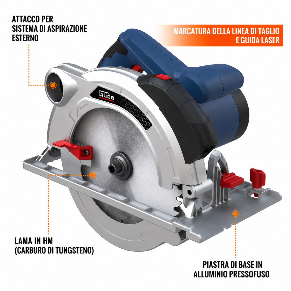 Guede HKS 65-1500 L Handkreissäge