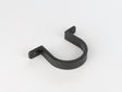 Clip a parete Record Power CVA250-50-109 progettata per fissare in modo stabile e ordinato tubazioni di aspirazione da 2,5″ all’interno dell’officina.
