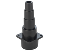 Connettore flessibile Record Power CVA100-50-102 per aspirazione, regolabile da 20 a 60 mm, ideale per elettroutensili e macchine senza bocca di aspirazione.