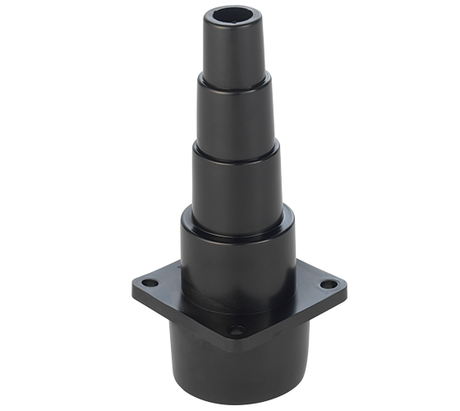 Connettore flessibile Record Power CVA100-50-102 per aspirazione, regolabile da 20 a 60 mm, ideale per elettroutensili e macchine senza bocca di aspirazione.