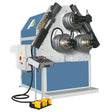 Curvatrice ad anello idraulica Bernardo BPK 120 H con rulli da 390 mm e motore idraulico da 15 kW, ideale per grandi tubi e profili.