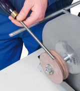 Disco di lucidatura in pelle profilata per sgorbie e utensili sagomati, compatibile con NTS 250 Top e Vario per affilature professionali