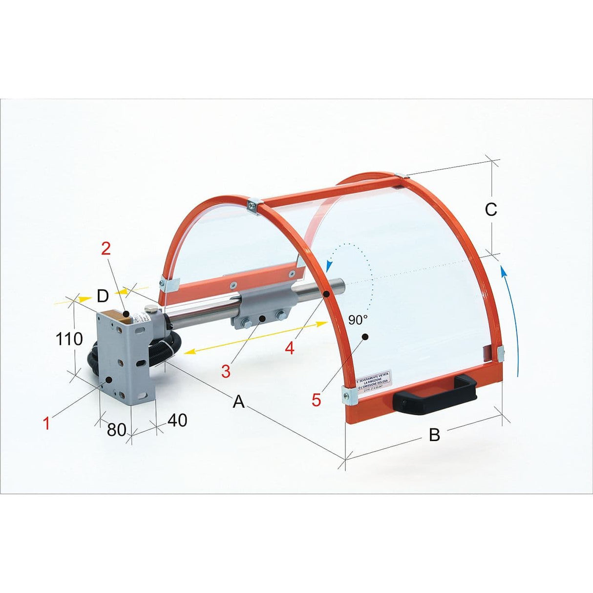 Schutzvorrichtungen für PTO 01/400 Drehmaschinen
