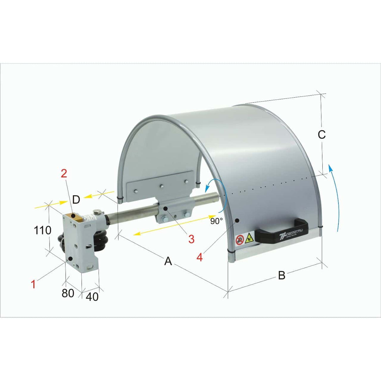 Schutzvorrichtungen für PTO 03/400 Drehmaschinen