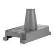 Piastra di base lavorata Flott da 140 mm, compatibile con trapani a colonna con colonna Ø 125 mm, ideale per fissare pezzi sulla base macchina.
