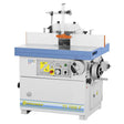 Vista della fresatrice verticale TS 1000 F con tavolo in ghisa da 1000 x 800 mm, carro integrato da 1000 mm, albero inclinabile e accessori professionali per lavorazioni complesse