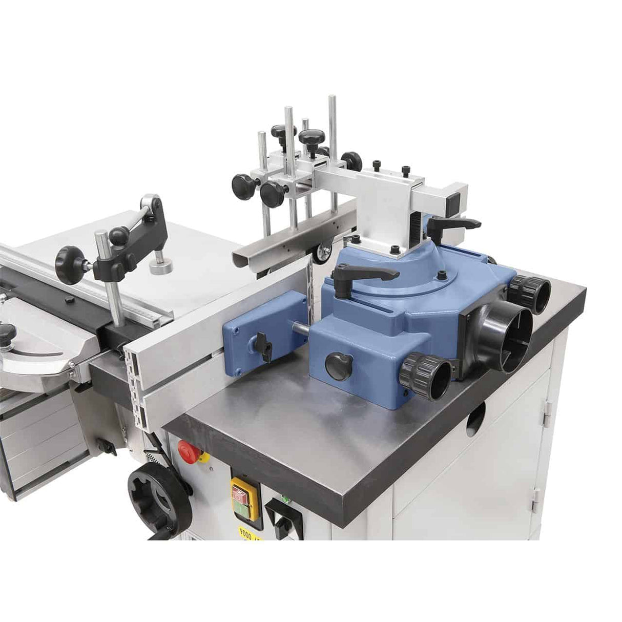 Bernardo T 650 Vertikalfräse/Spindelfräse – 230 V, einphasig, 2,8 kW Motor S1 (3,9 kW Motor S6), 4 Geschwindigkeiten 1.800–9.000 U/min