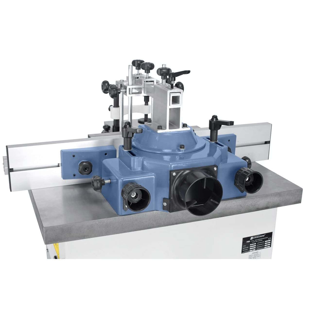 Bernardo T 600 R Vertikalfräse/Spindelfräse – 400 V Drehstrom, 2,2 kW S1-Motor, Tisch mit Rollen- und Winkelführung