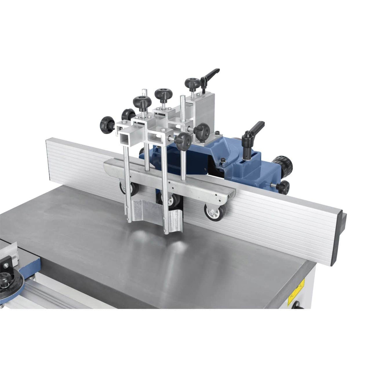 Bernardo T 600 R Vertikalfräse/Spindelfräse – 400 V Drehstrom, 2,2 kW S1-Motor, Tisch mit Rollen- und Winkelführung