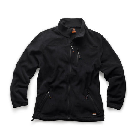 Giacca da lavoro Scruffs in micropile idrorepellente, con polsini elastici, fondo regolabile e tasche con cerniera.