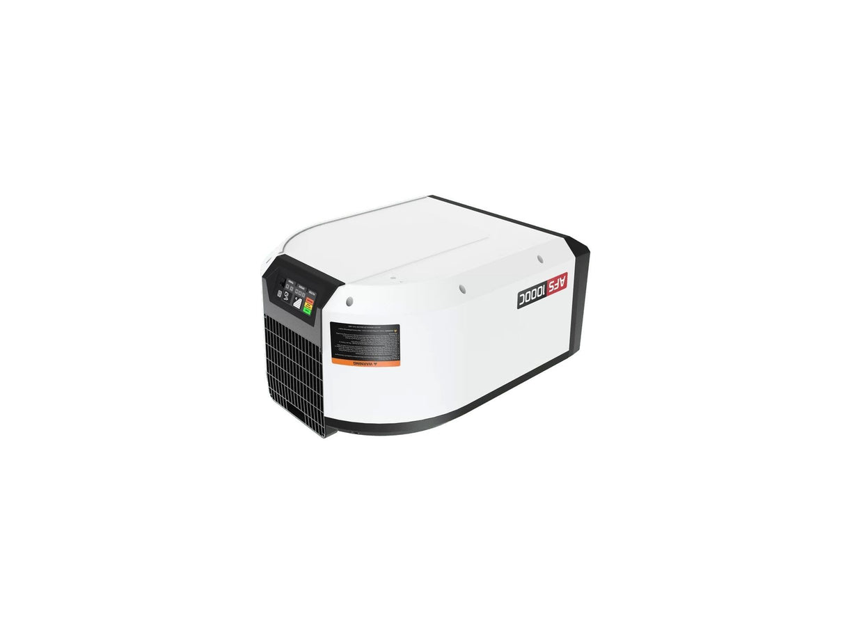 Sistema filtrazione aria JET AFS-1000C con sensore polveri, display LED, 6 velocità automatiche e filtro fino a 1 micron per officina e falegnameria.