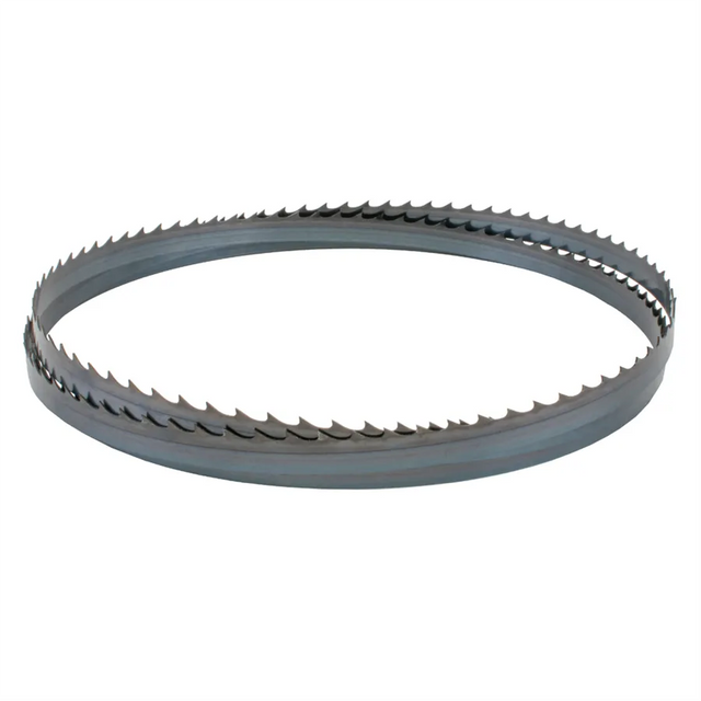 Lama professionale da 27 mm con dentatura a uncino per tagli profondi e precisi su legno massiccio, compatibile con sega a nastro LAGUNA 18BX.