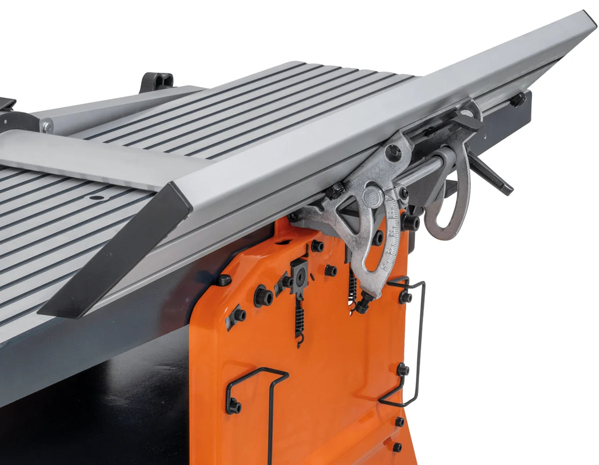 Abricht- und Dickenhobelmaschine FS 250 S mit Spiralmesserwelle und Untergestell / 230 V