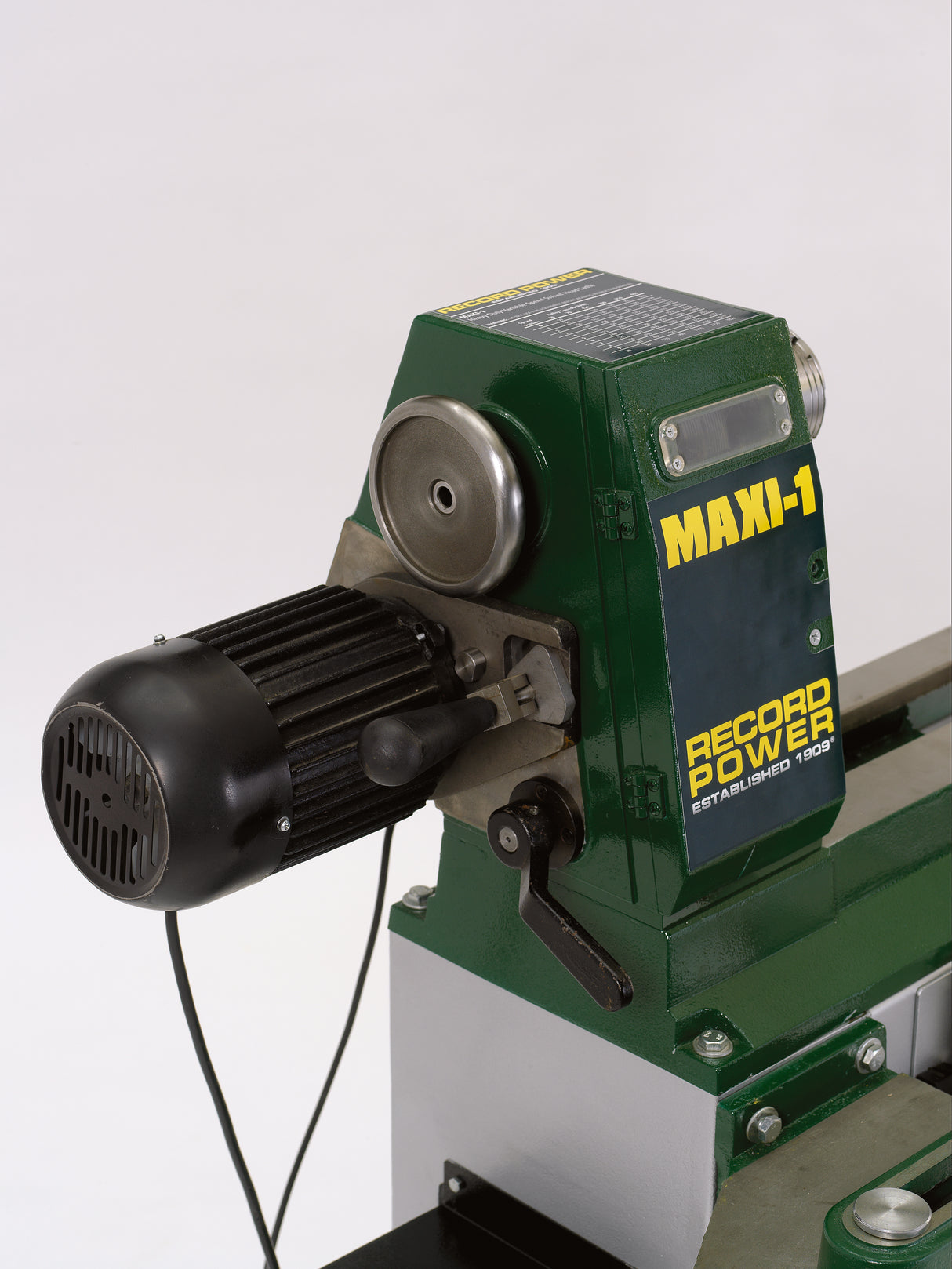 Record Power MAXI-1-M33 Holzdrehmaschine mit drehbarem Kopf