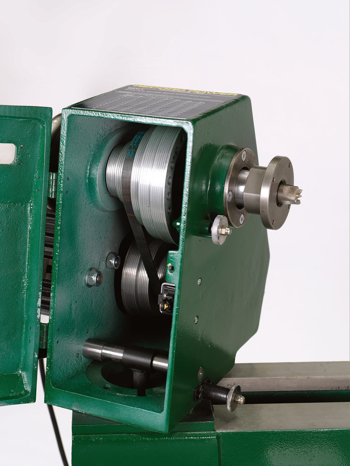 Record Power MAXI-1-M33 Holzdrehmaschine mit drehbarem Kopf