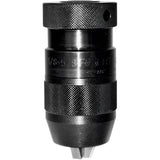 Mandrino autoserrante professionale con attacco B16 e campo di serraggio 1–13 mm, ideale per trapani a colonna e applicazioni di precisione.