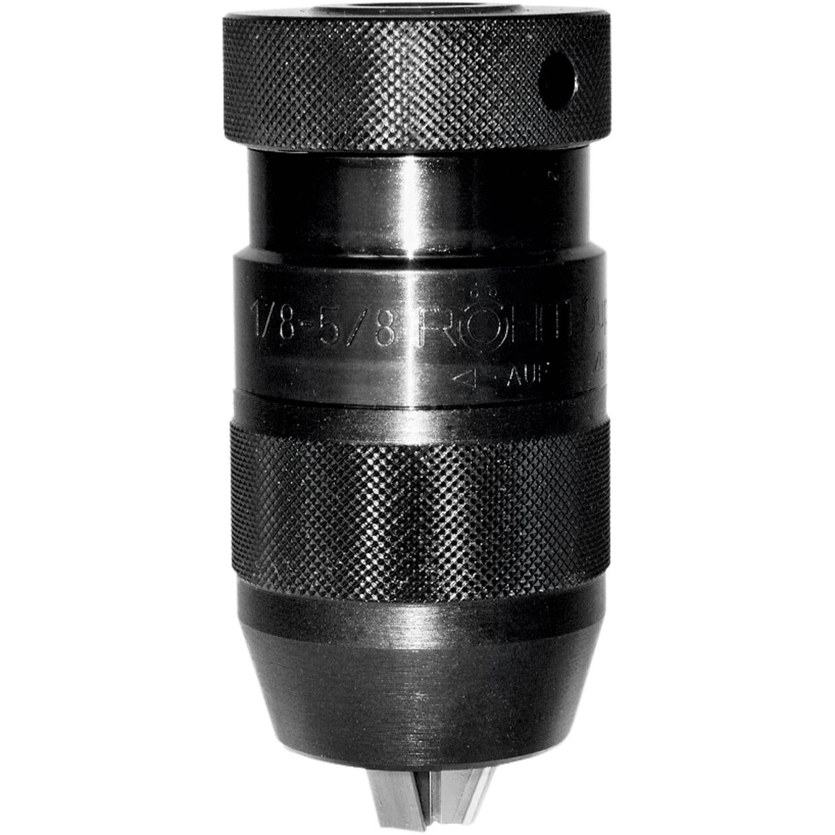 Mandrino autoserrante professionale con attacco B18 e campo 3–16 mm, progettato per utensili di grande diametro.