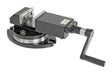 Morsa di precisione Bernardo PS 100 con ganasce da 100 mm, corpo in acciaio rettificato e finitura di alta qualità, ideale per fresatrici e trapani a colonna.