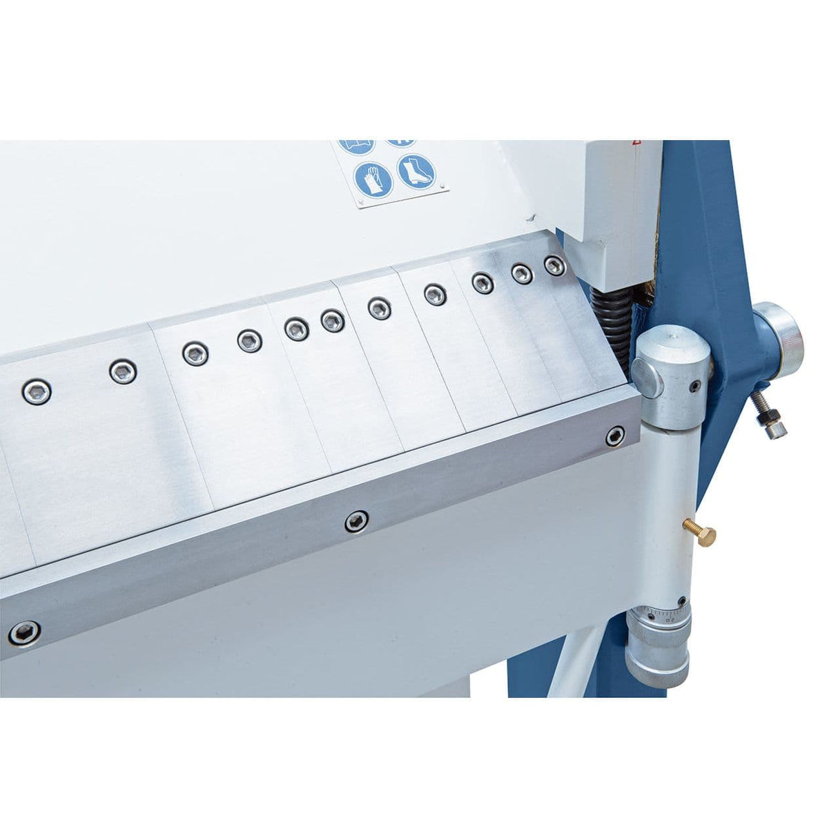 Bernardo TB 1500 – Manuelle Abkantmaschine mit 1500 mm segmentiertem Messer