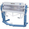 Piegatrice Bernardo TB 1270 Flex con lame segmentate superiori, inferiori e di piegatura, perfetta per scatole e profili complessi fino a 1270 mm.