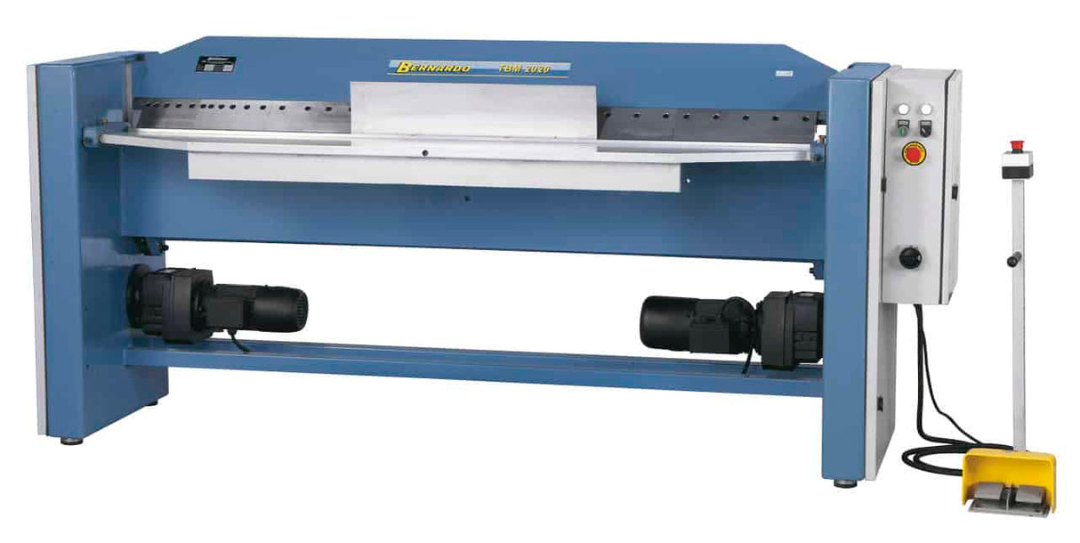 Bernardo TBM 2520 – Motorisierte Biegemaschine mit 2520 mm segmentiertem Blatt
