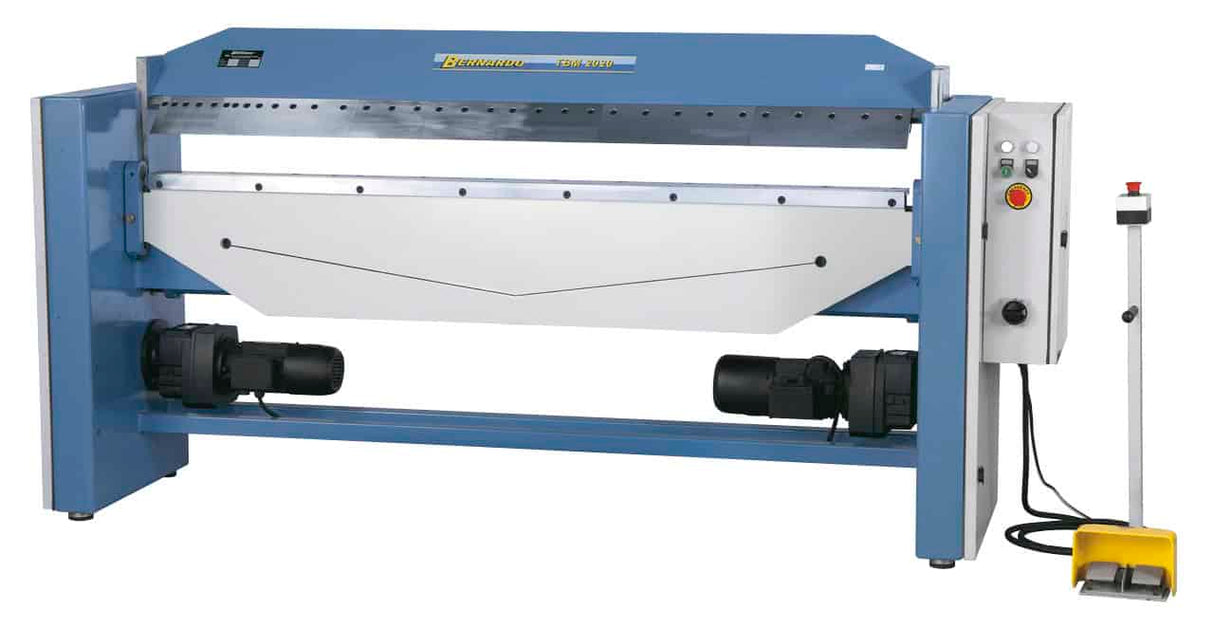 Bernardo TBM 2520 – Motorisierte Biegemaschine mit 2520 mm segmentiertem Blatt