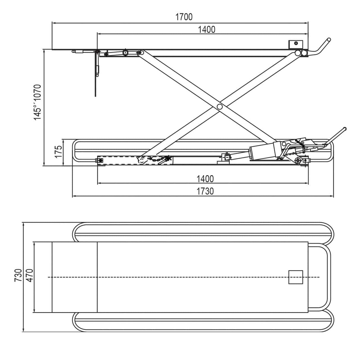 Bernardo MHB 150 Hubbrücke