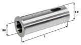 Bernardo Werkzeugmaschinenzubehör MT-Steckschlüssel für Größe A - MT 2, Durchmesser 30 x 90 mm