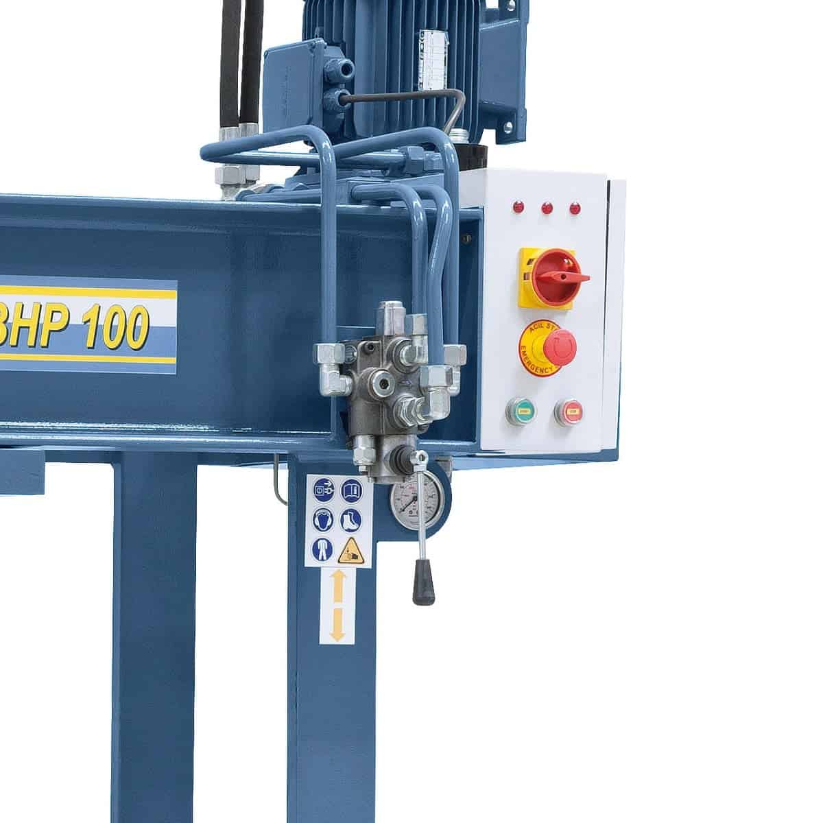 Bernardo BHP 100 – Hydraulische Presse mit Schiebezylinder