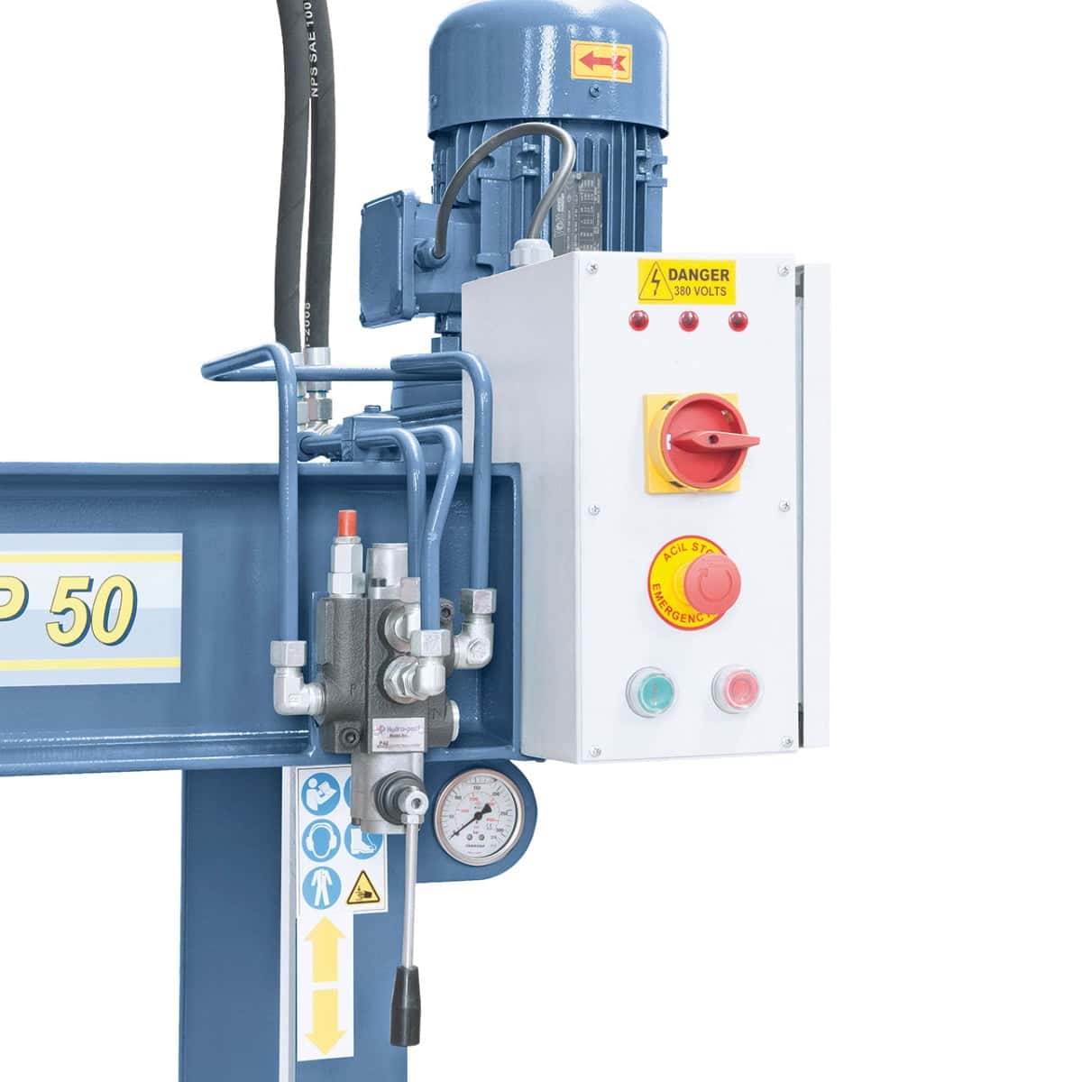 Bernardo BHP 50 – Hydraulische Presse mit Schiebezylinder