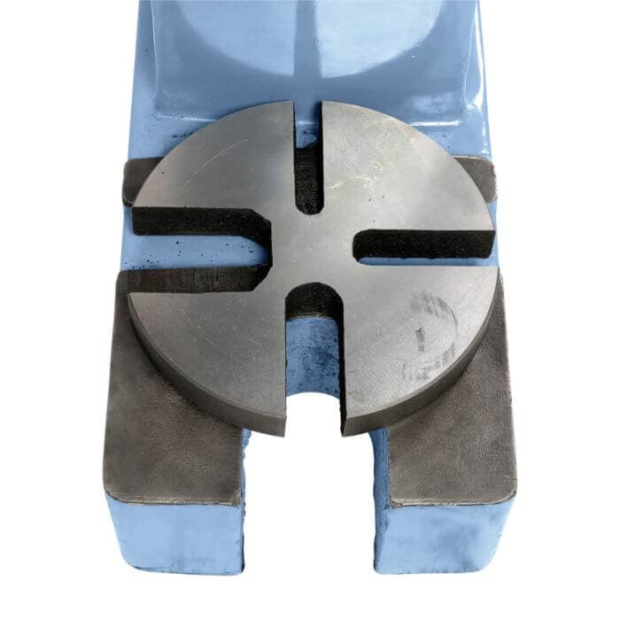 Bernardo DP1 manuelle Zahnstangenpresse – Vollstahl, effektive Kraft 1.140 kg, Werkstückhöhe 135 mm