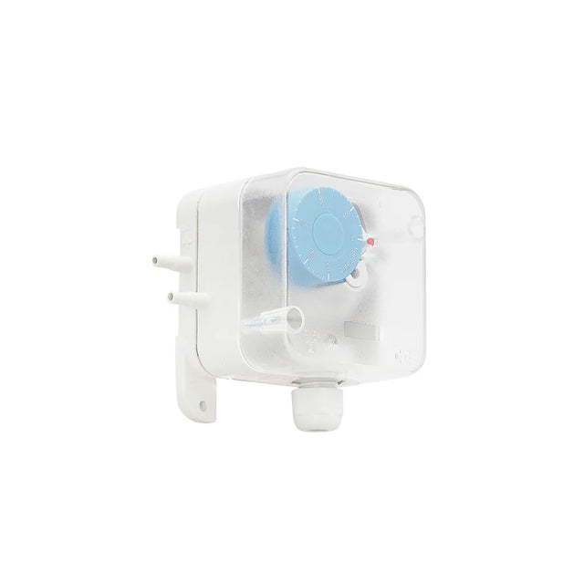 Pressostato differenziale DFS, progettato per monitorare e controllare la differenza di pressione nei sistemi di ventilazione e filtrazione, garantendo un funzionamento sicuro ed efficiente dell’impianto.