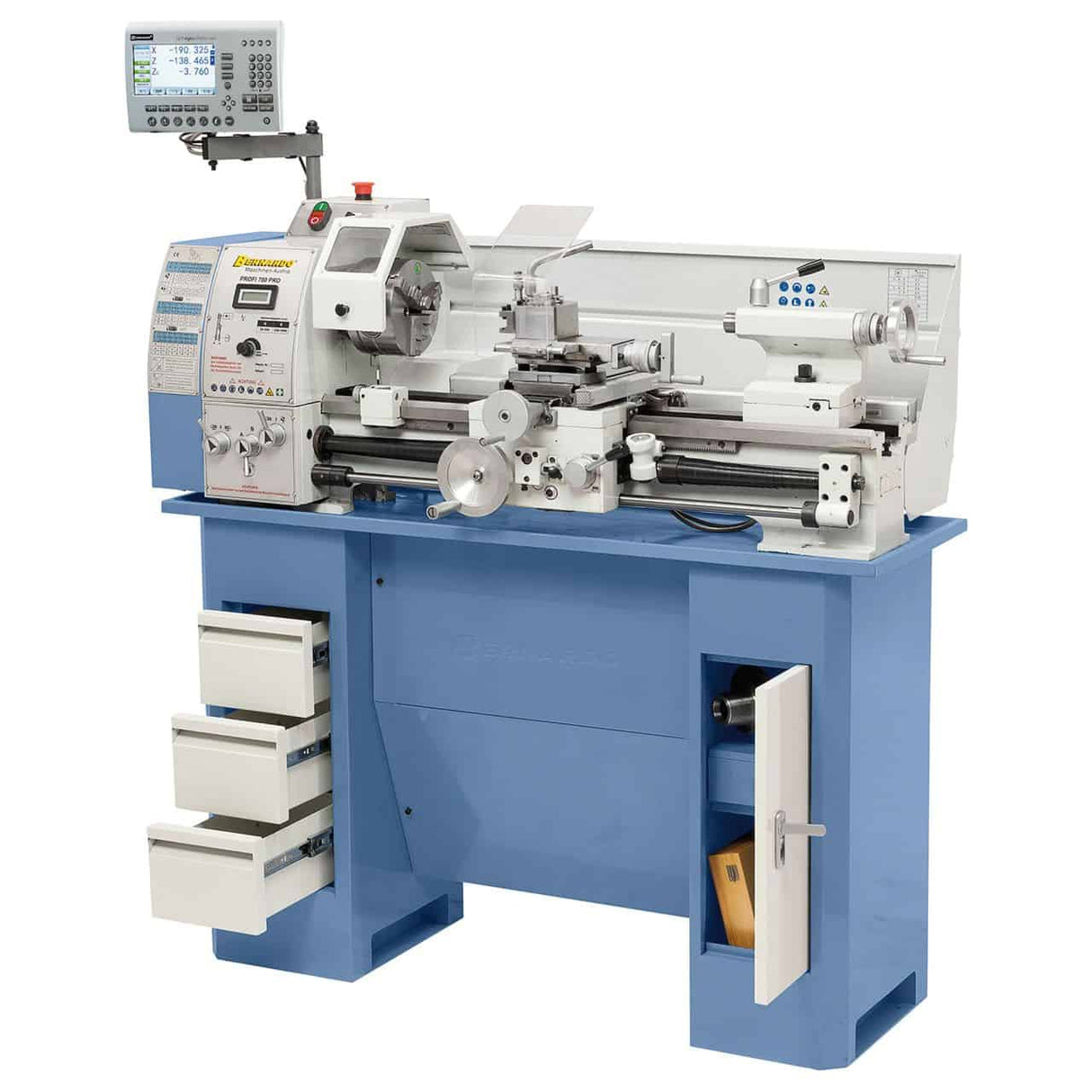 Bernardo Profi 700 PRO Vario / 400 V Metalldrehmaschine mit Digitalanzeige