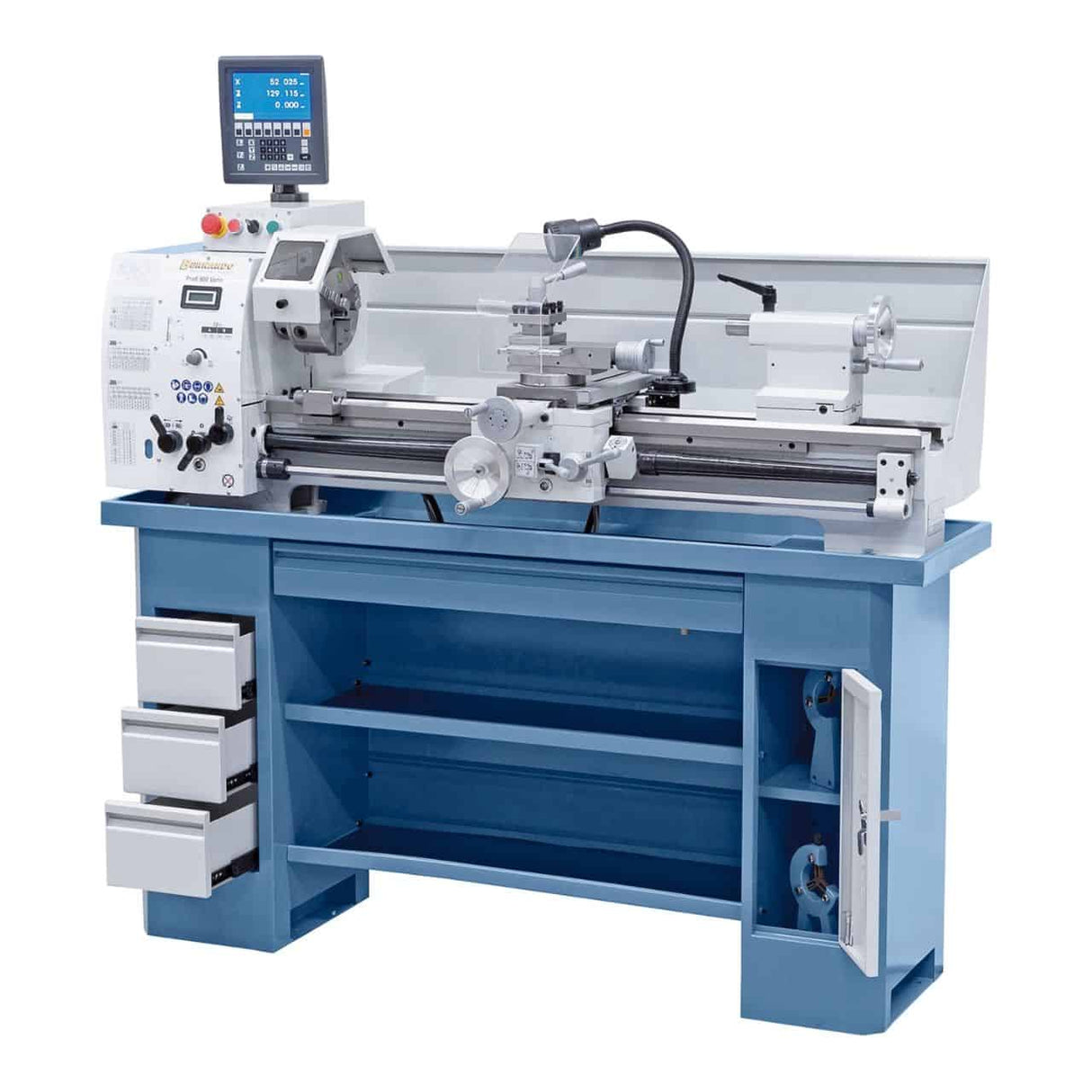 Bernardo Profi 900 Vario Metalldrehmaschine / 230 V mit Digitalanzeige
