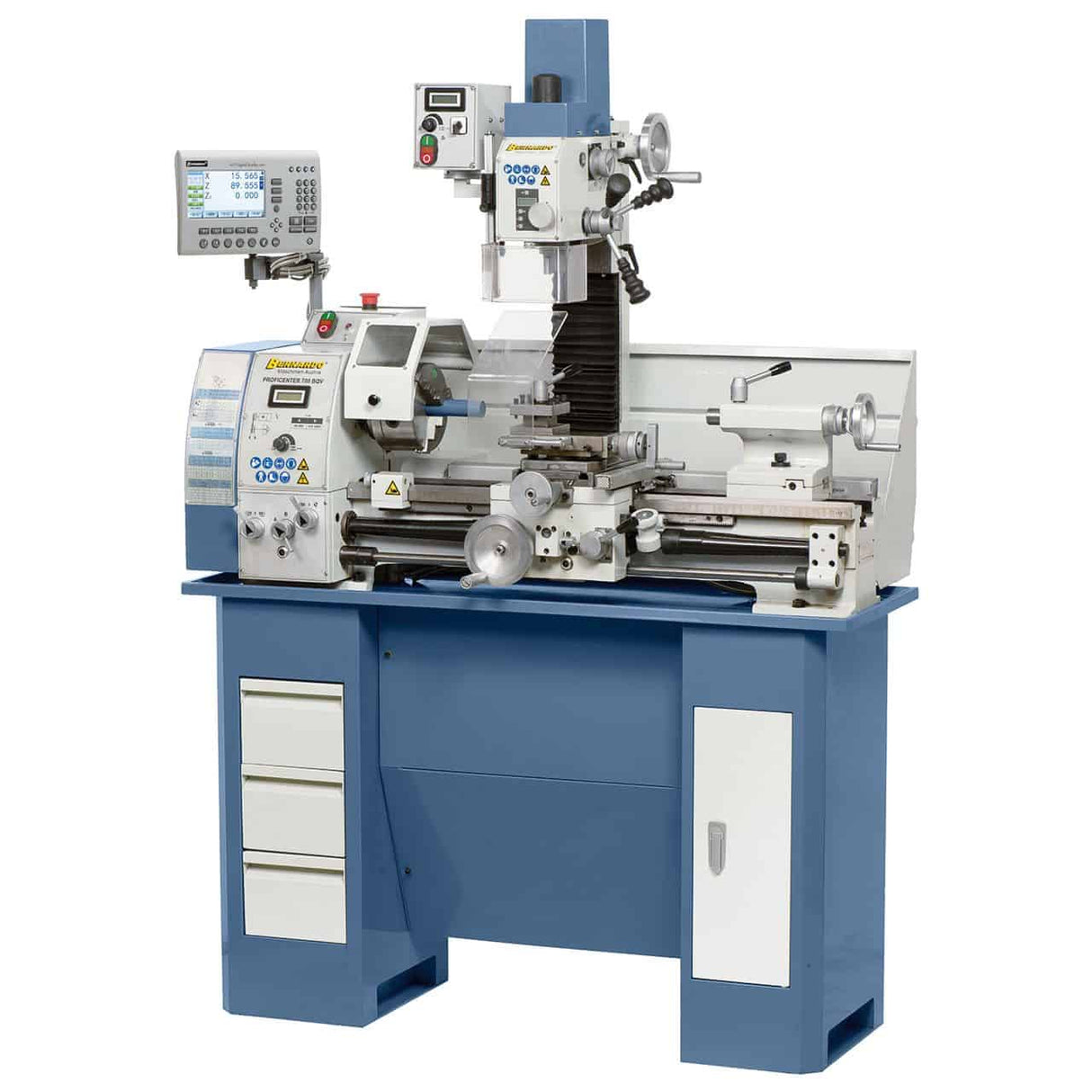 Bernardo Proficenter 700 BQV / 230 V Metalldrehmaschine mit Digitalanzeige