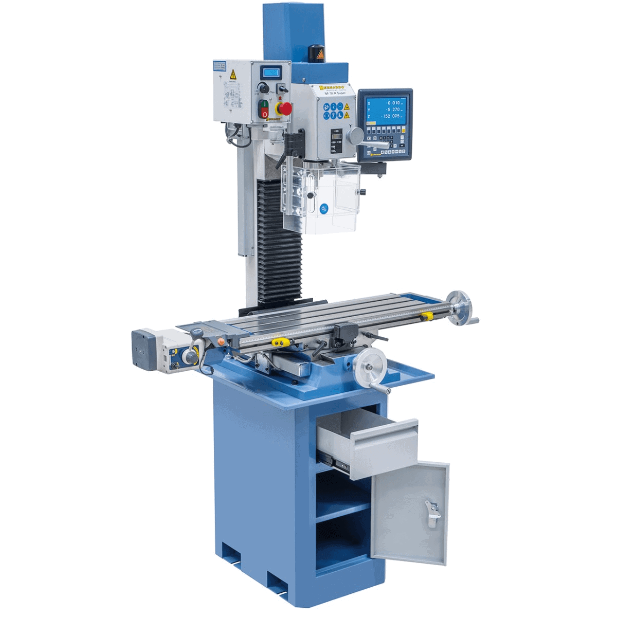 Bernardo BF 30 N Super-Bohr- und Fräsmaschine mit 3-Achs-Display