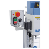 Bernardo KF 16 Vario Bohr- und Fräsmaschine mit 3-Achs-Digitalanzeige DT 40 – Bohrer Ø 16 mm, Planfräser Ø 50 mm, Tisch 400 × 120 mm, Schwenkkopf -90°/+90°, 0,5 kW Motor, 230 V Einphasenstrom, Gewicht 60 kg