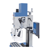 Bernardo KF 16 Vario Bohr- und Fräsmaschine mit 3-Achs-Digitalanzeige DT 40 – Bohrer Ø 16 mm, Planfräser Ø 50 mm, Tisch 400 × 120 mm, Schwenkkopf -90°/+90°, 0,5 kW Motor, 230 V Einphasenstrom, Gewicht 60 kg