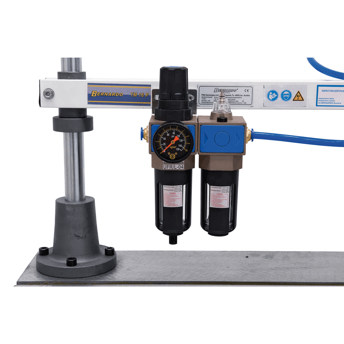 Maschiatrice Bernardo pneumatica TM 16 P / R 1000