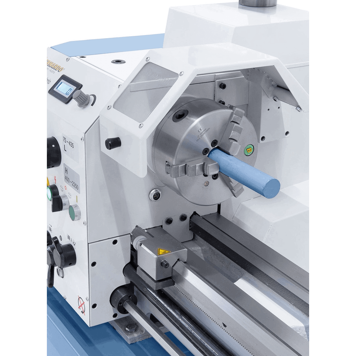 Bernardo Profi 880 G Vario Metalldrehmaschine mit 2-Achsen-Digitalanzeige ES-12 V