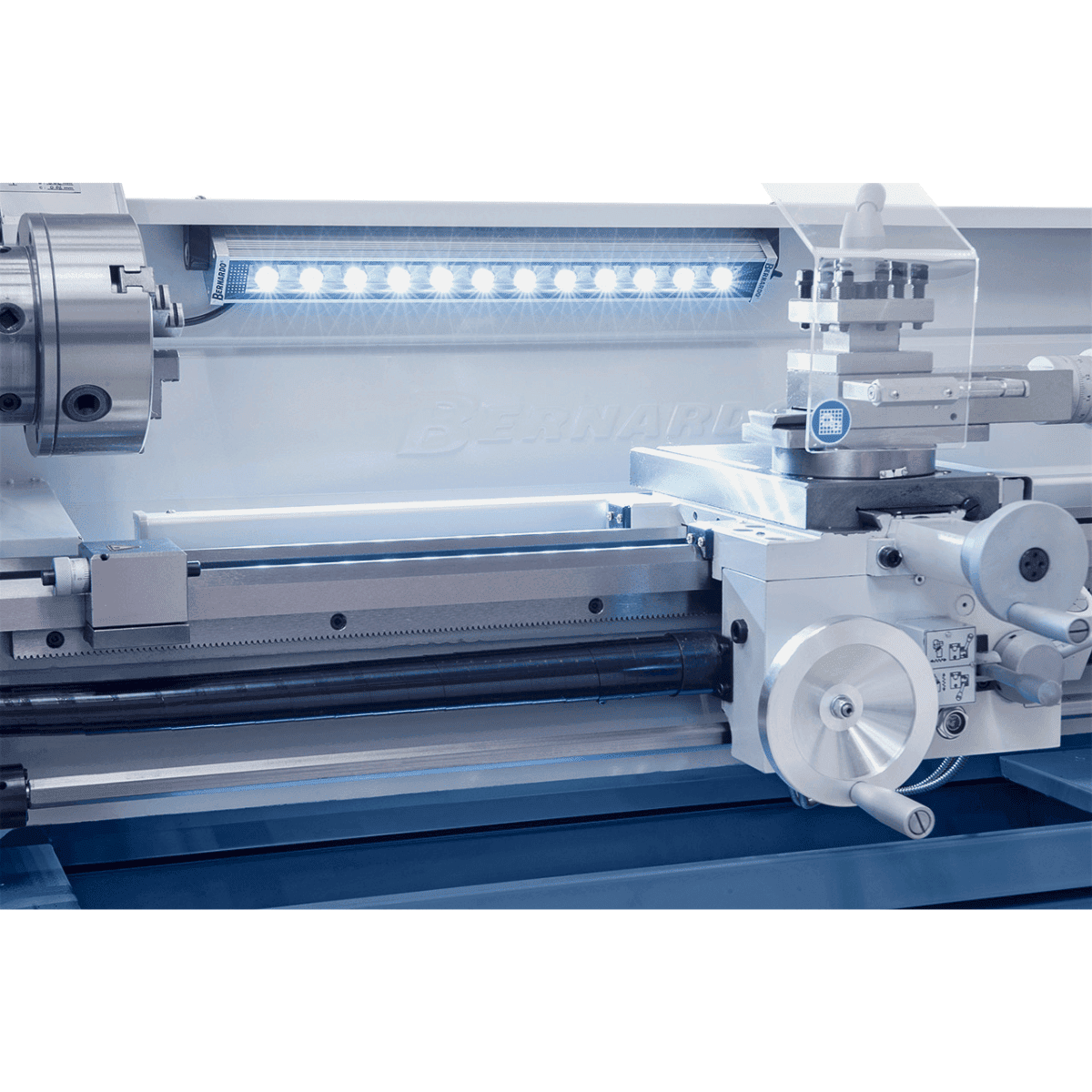 Bernardo Profi 880 G Vario Metalldrehmaschine mit 2-Achsen-Digitalanzeige ES-12 V