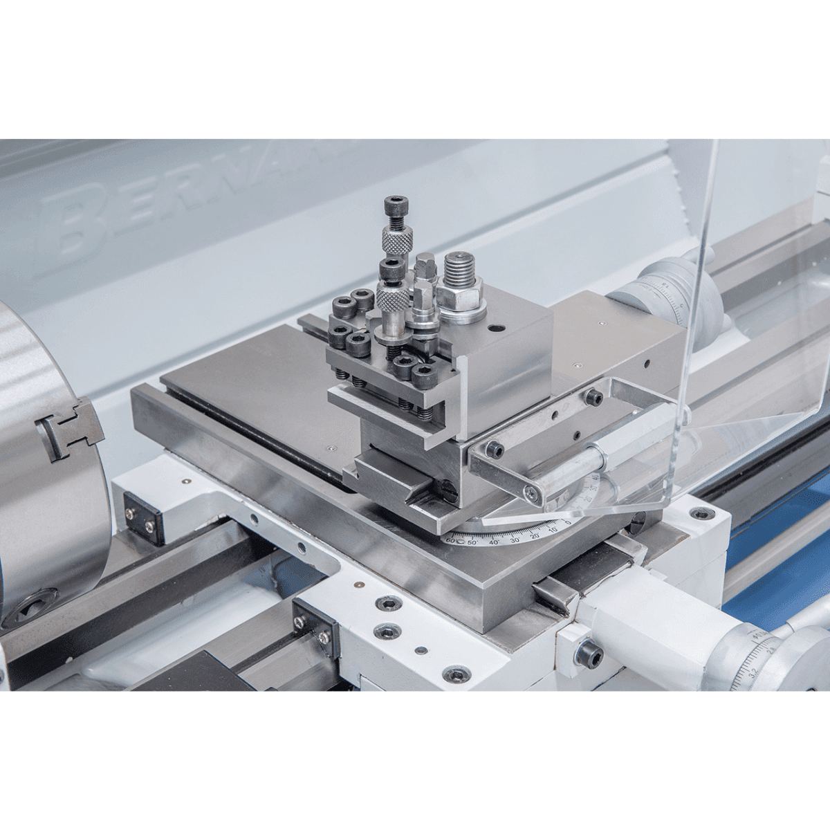 Bernardo Profi 750 Vario Metalldrehmaschine / 230 V mit 2-Achsen-Digitalanzeige