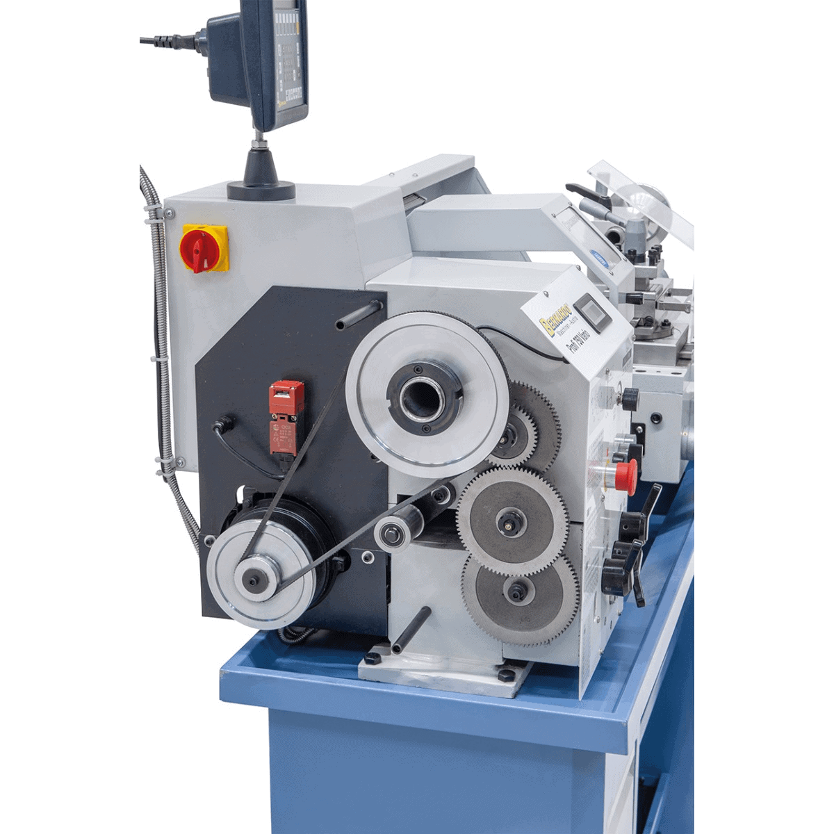 Bernardo Profi 750 Vario Metalldrehmaschine / 230 V mit 2-Achsen-Digitalanzeige