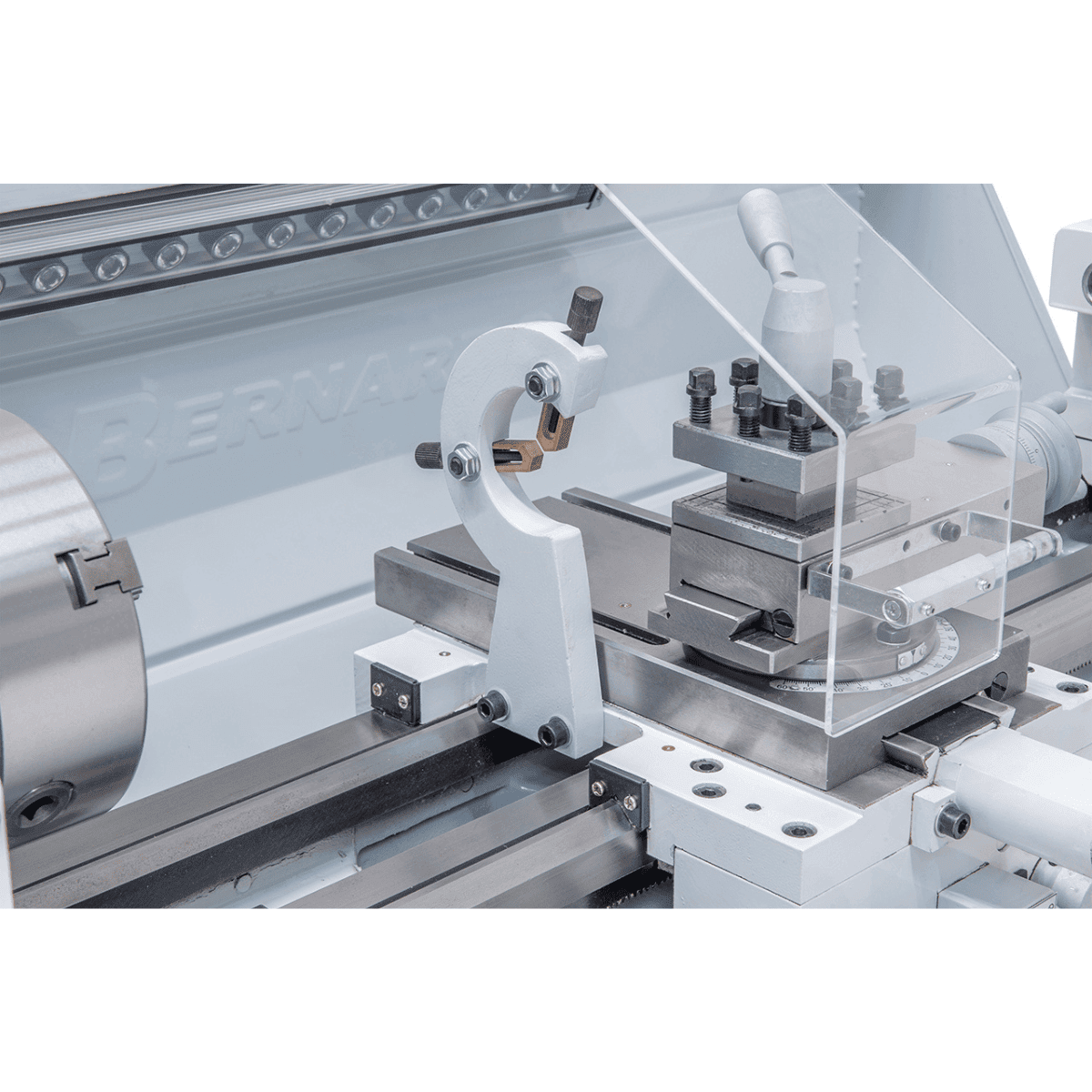 Bernardo Profi 750 Vario Metalldrehmaschine / 230 V mit 2-Achsen-Digitalanzeige