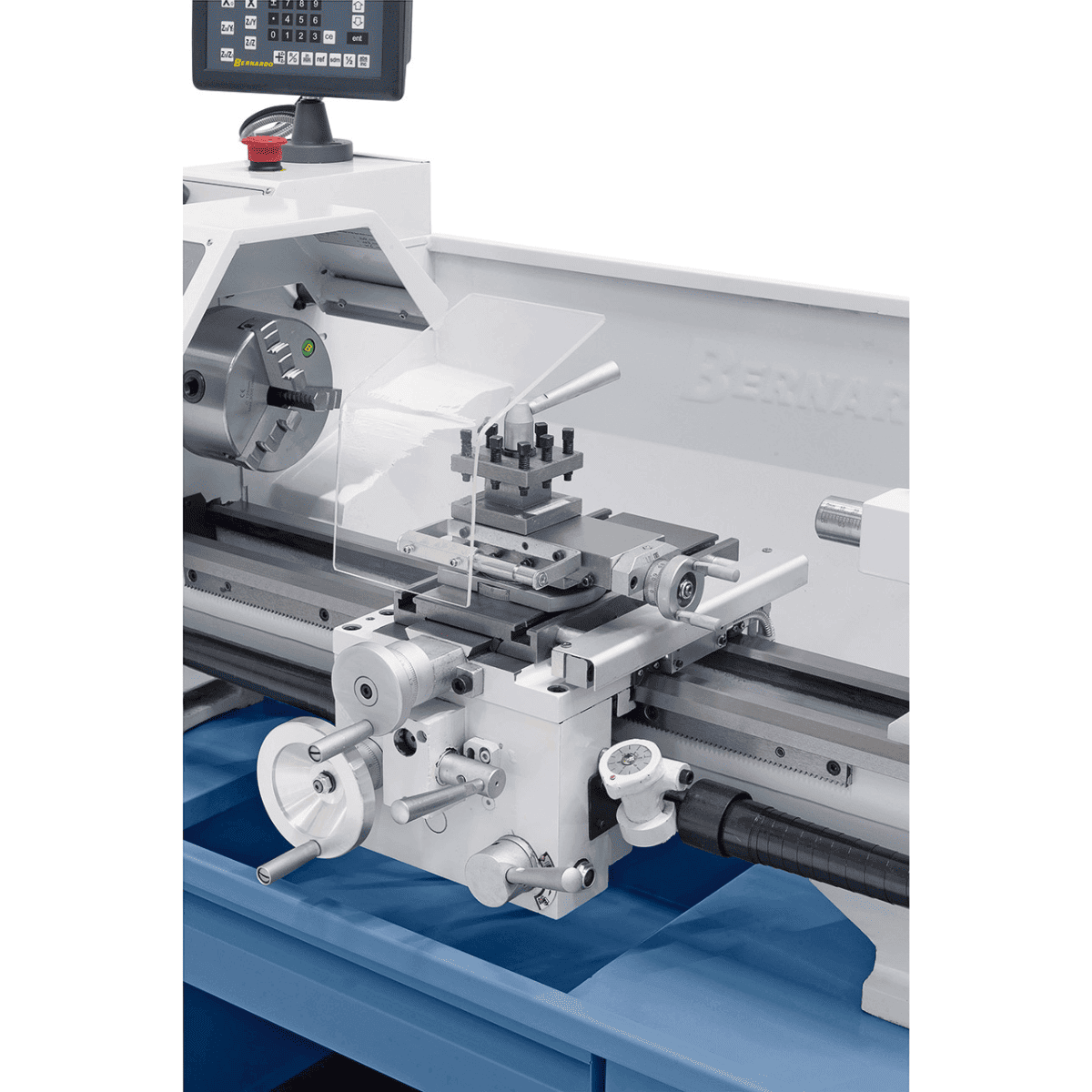 Bernardo Profi 550 WQV Metalldrehmaschine mit 2-Achsen-Digitalanzeige ES-12 V