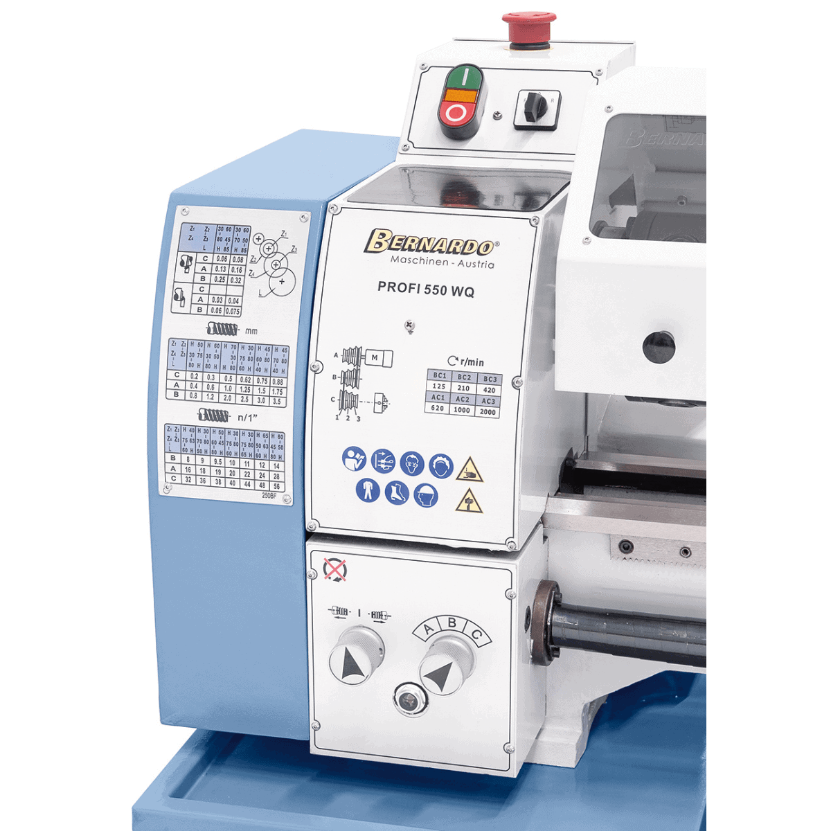 Bernardo Profi 550 WQ 400 V Drehmaschine – Kompakt und präzise
