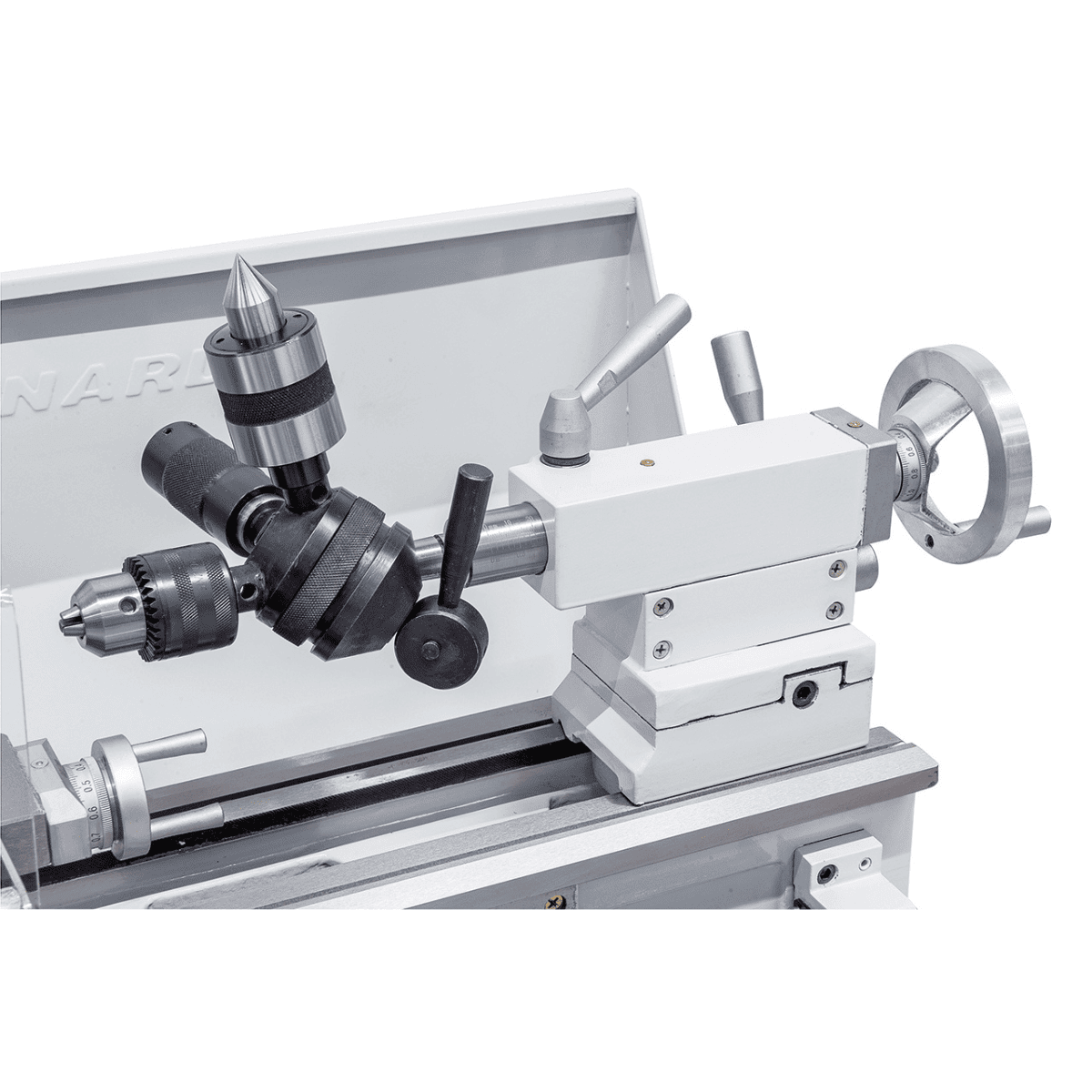 Bernardo Profi 450 S Vario 230V Metalldrehmaschine mit 2-Achsen-Digitalanzeige DT40