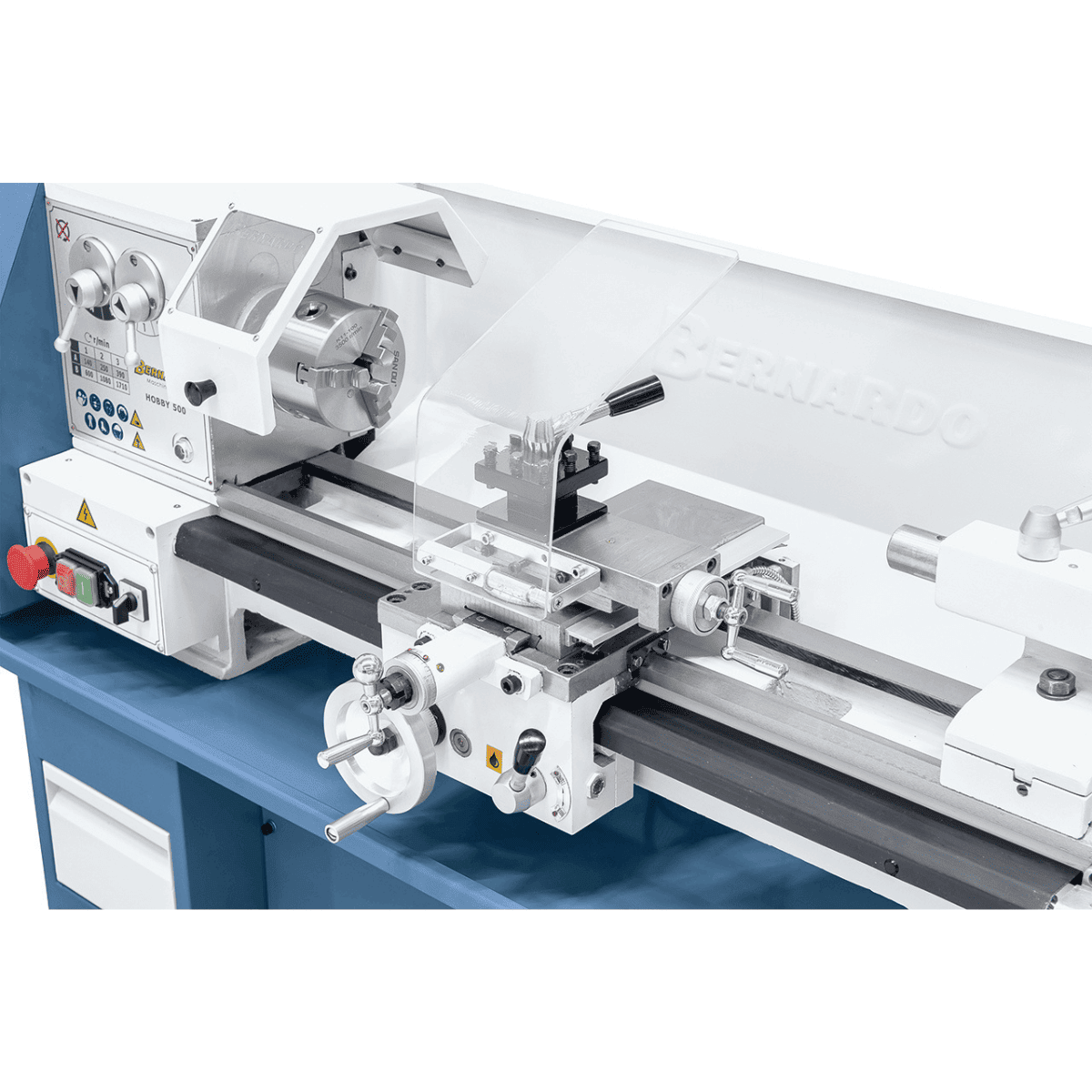 Bernardo Hobby 500 - 400V Metalldrehmaschine mit DT 40 2-Achsen-Digitalanzeige