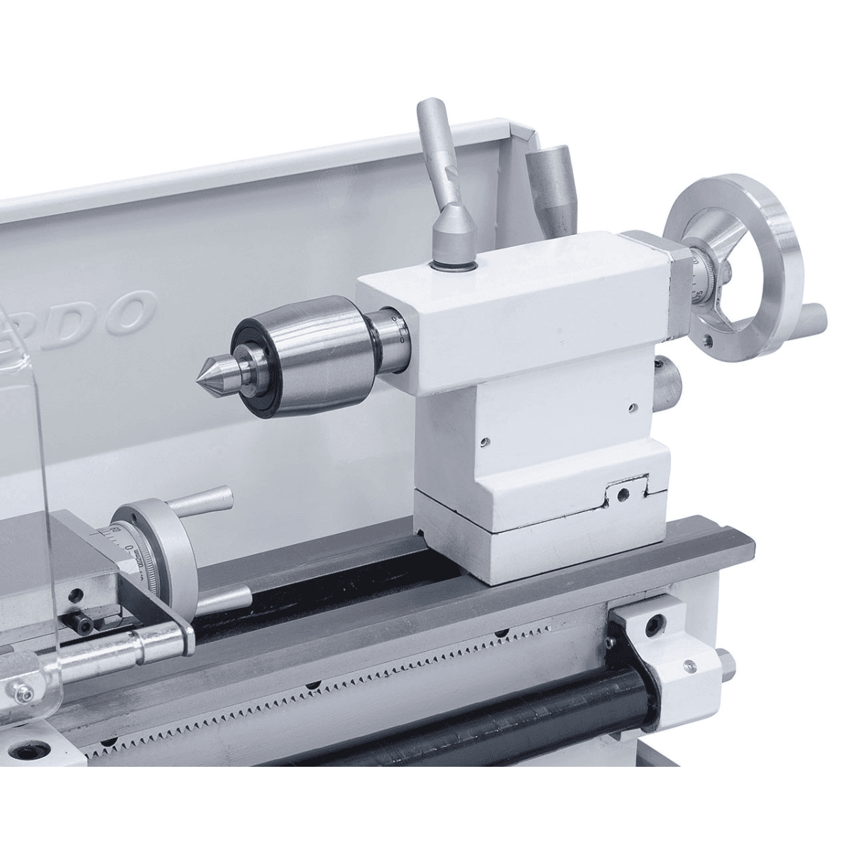 Bernardo Profi 400 V / 230 V Metalldrehmaschine mit 2-Achsen-Digitalanzeige DT 40